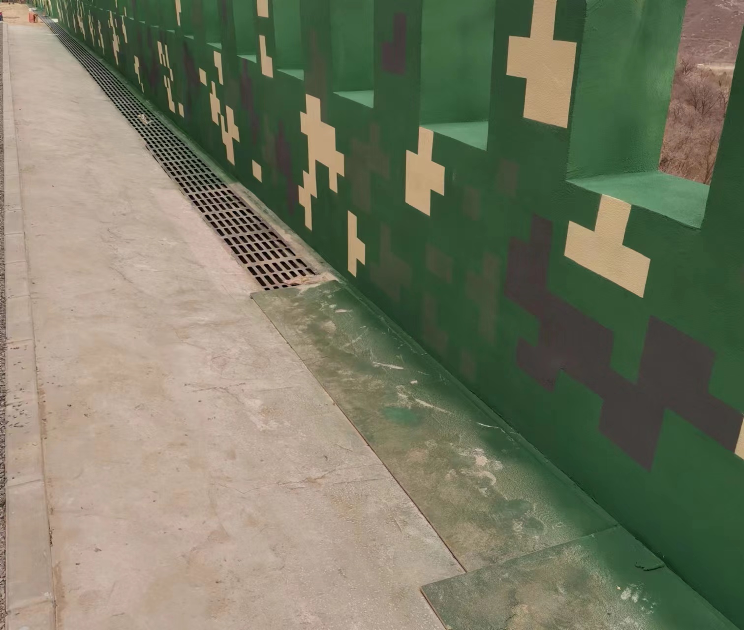 锦州围墙迷彩喷涂,数迷彩漆